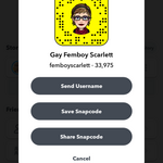 FemboyScarlett - snapchat username