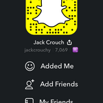 Jackcrouchy  - snapchat username