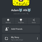 adamxalk - snapchat username